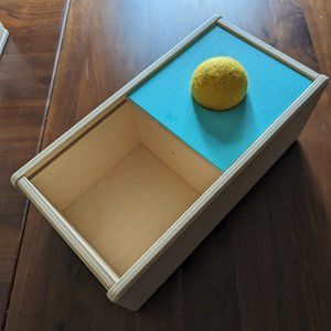 Lovevery Slide Top Box Ball Drop